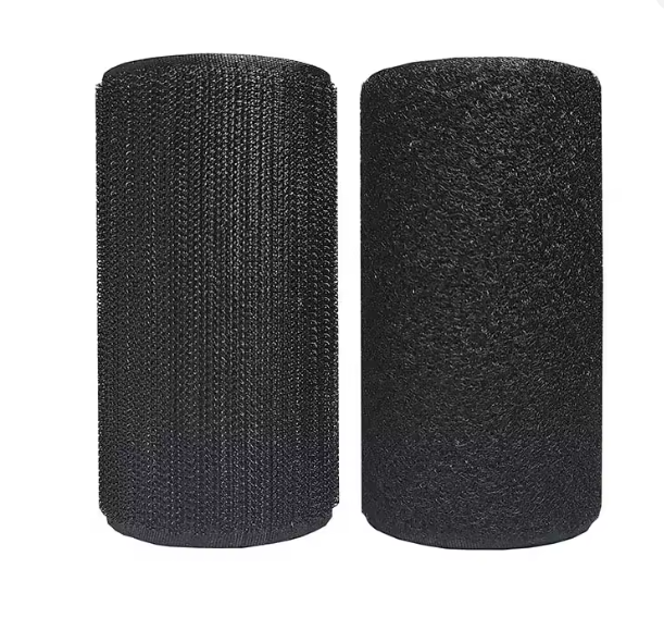 10cm Eninde Geniş Cırt Bant - Beyaz Cırtcırt - Siyah Cırtcırt (25 mt top halinde)