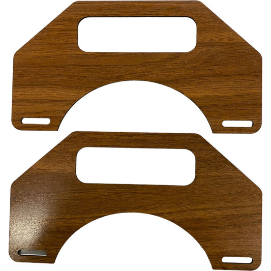 Ahşap Köşeli Kulp Model Çanta Sapı - Köşeli Kulp (23 cm X 13 cm) (Çift Olarak Satılır)