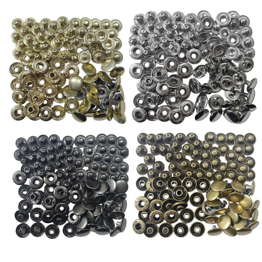 400 adet 15mm Paslanmaz Alfa Çıtçıt, Tulumba Pres, Delme ve Çakma Kalıp Seti