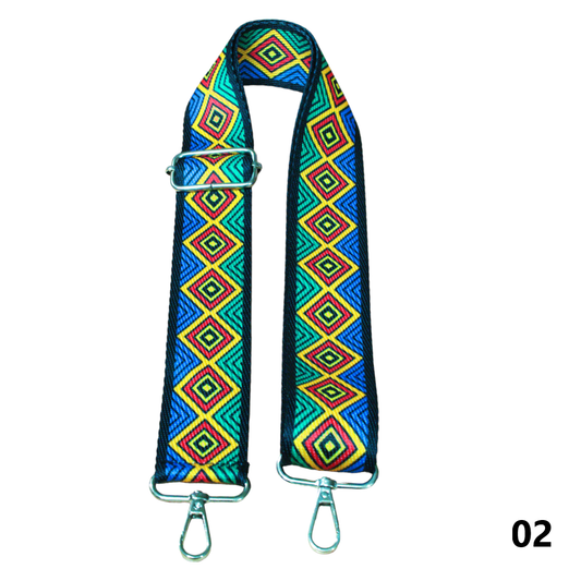 Renkli Dokuma Çanta Askısı (115 cm)