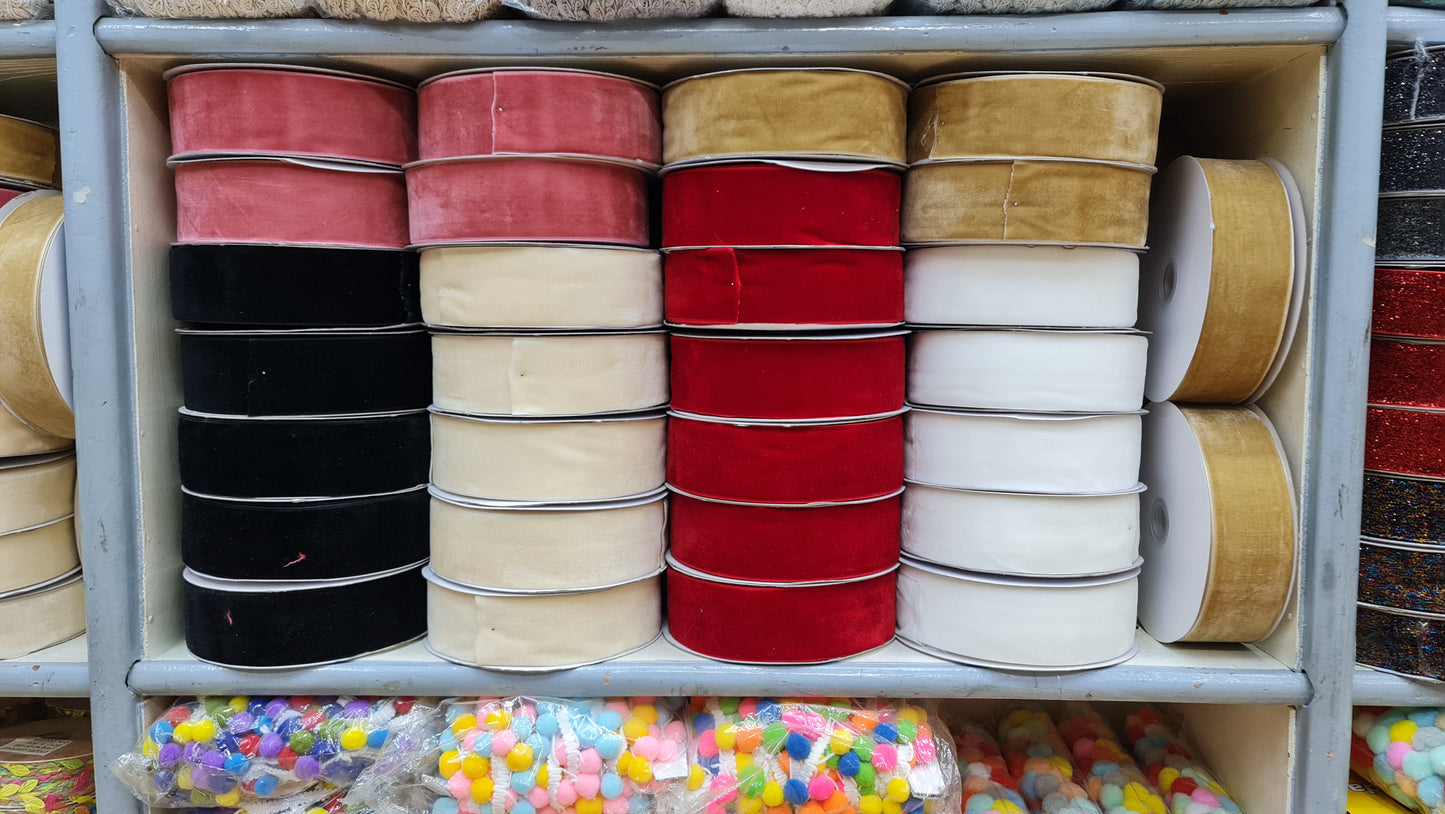 5cm Kadife Kurdele (18 Metre Top)