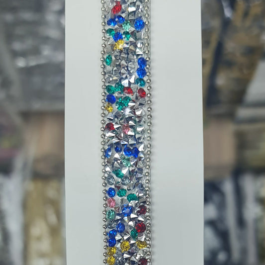 15mm Eninde Kendinden Yapışkanlı Kristal Taşlı Şerit (134)