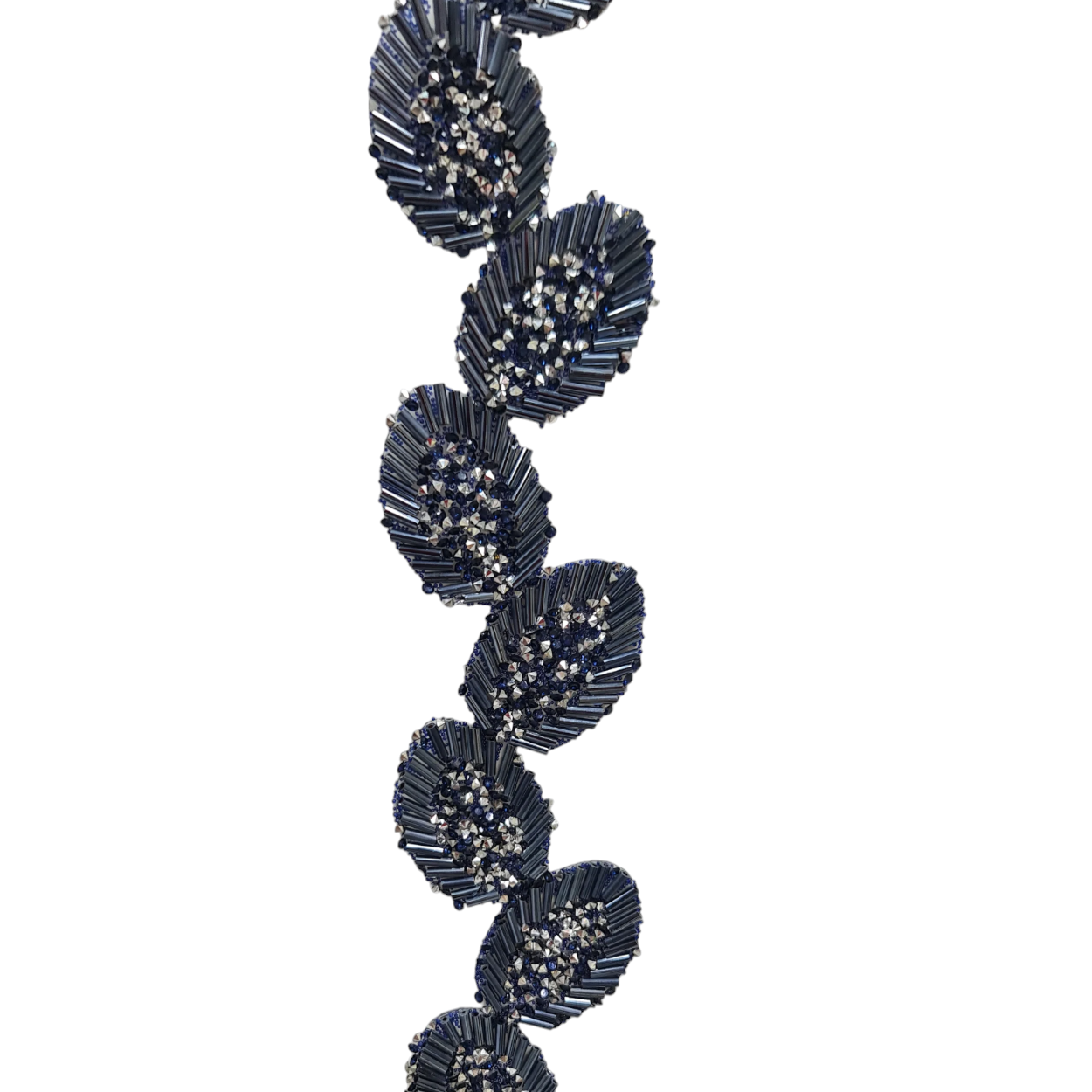 Kendinden Yapışkanlı Yaprak Desenli Taşlı Şerit (193)