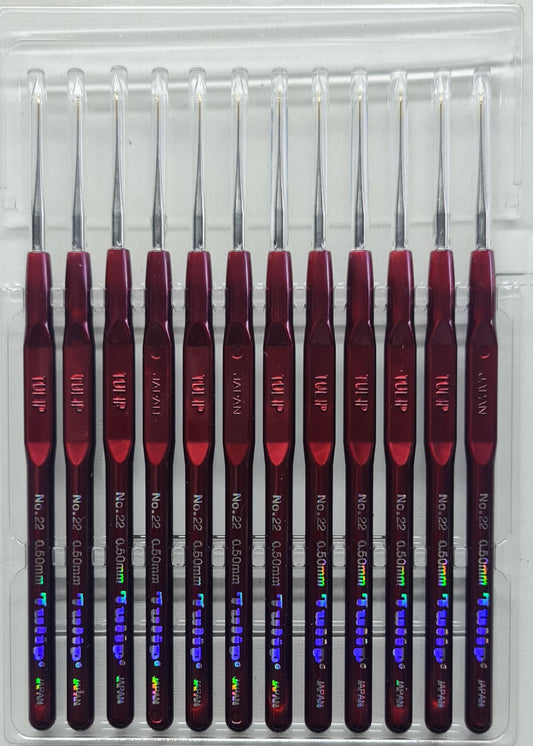 Tulip Plastik Saplı Dantel Tığı (22 Numara) - Bir Adet