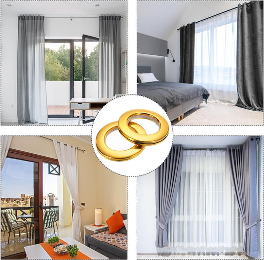 8 Adet Perde Halkası, Perde Kuşgözü Halkası Rustik Perde / Roma Perde Halkası Duş Pencere Perdesi veya Oturma Odası İçin