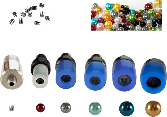 Karışık Renkli İnci Seti ve 5 Adet İnci Kalıbı (Pressizdir)