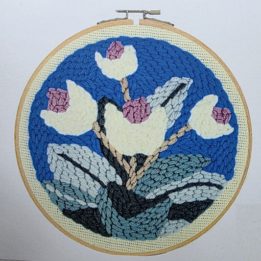 Çiçekler, 20cm Kasnaklı Panç Seti - 95103