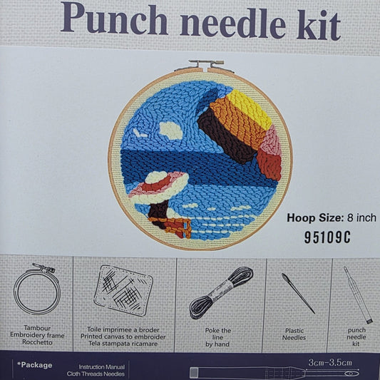 Deniz Kenarı, 20cm Kasnaklı Panç Seti - 95109