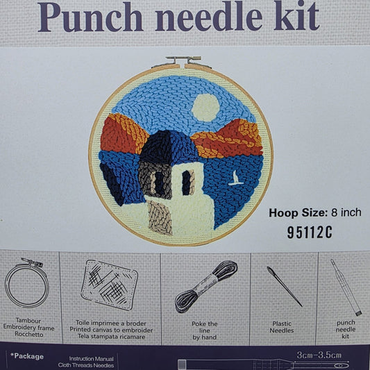 Manzara, 20cm Kasnaklı Panç Seti - 95112