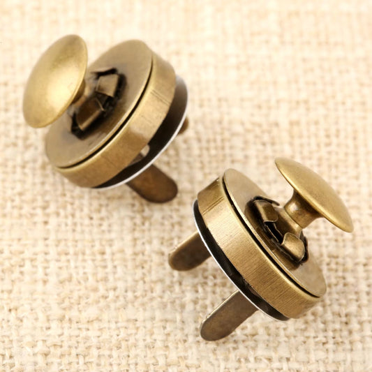 Tek Rivetli Mıknatıslı Çanta Çıtçıtı / 1 Adet - Troklu Çanta Çıtçıt - Mıknatıslı Rivet