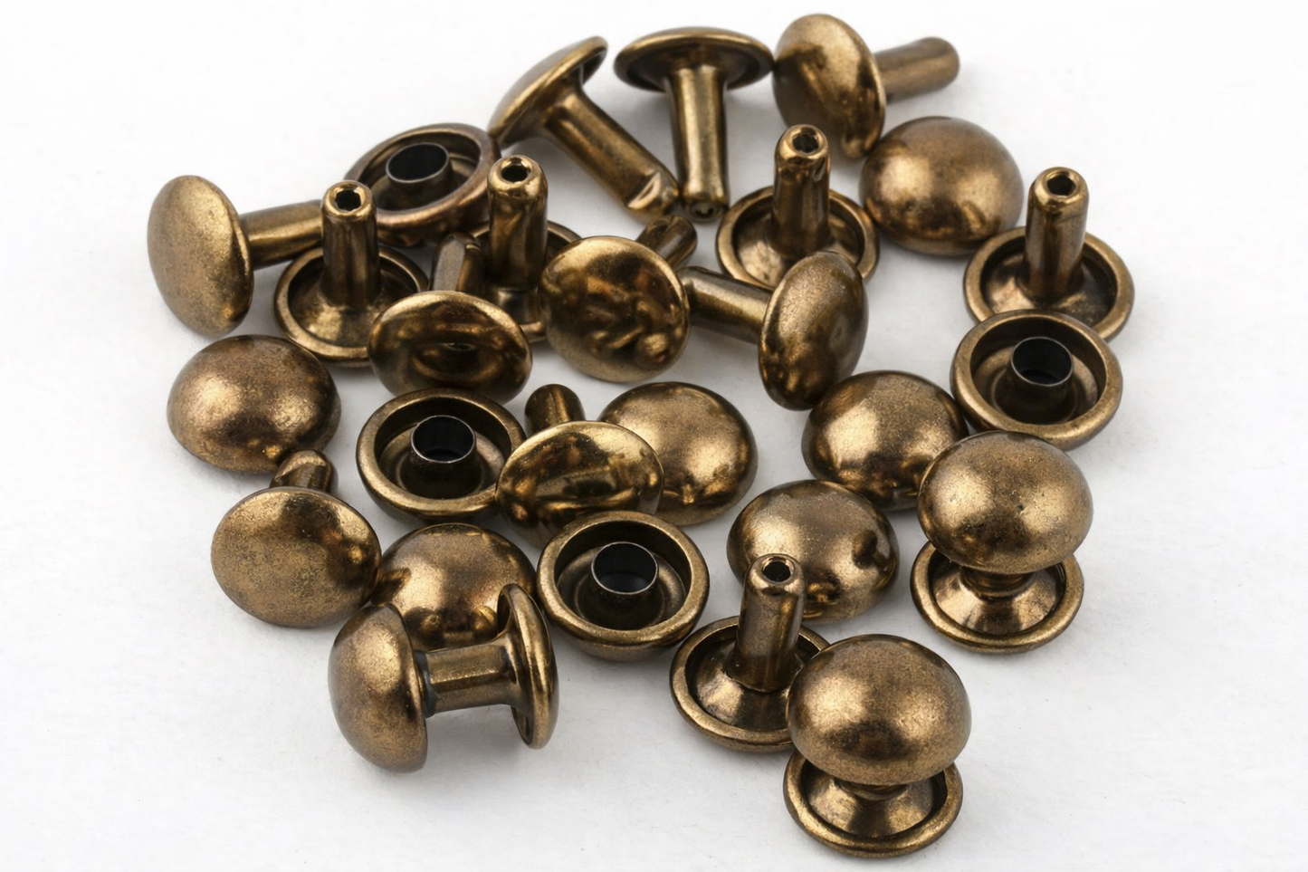 9mm double sided Rivet / Without Apparatus (in packs of 100 or 1000 pieces)