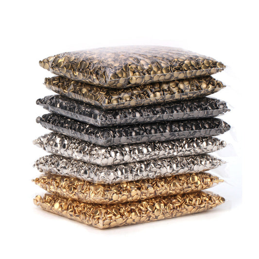 7mm çift taraflı Pirinç Rivet / Paslanmaz Rivet (7mm duble) (100 veya 1000 adet)