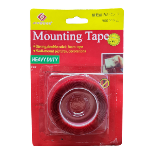 Çift Taraflı Yapışkan Bant Şeffaf 19mm x 4m (4 Metre Uzunluğundadır)