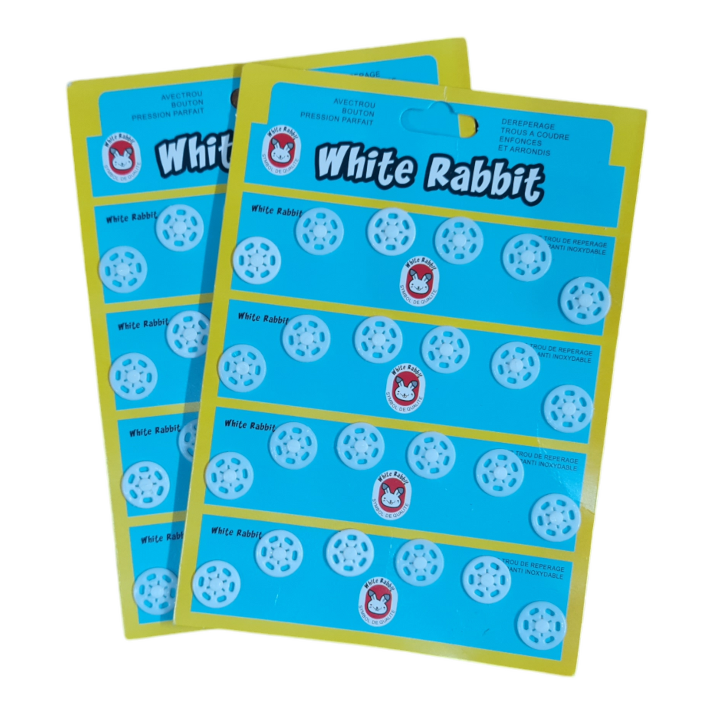 Dikmeli Plastik Çıtçıt 15mm - 24 / 48 adet Dikmeli Beyaz Çıtçıt