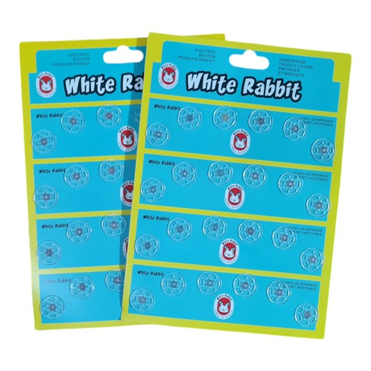 Dikmeli Plastik Çıtçıt 15mm - 24 / 48 adet Dikmeli Şeffaf Çıtçıt