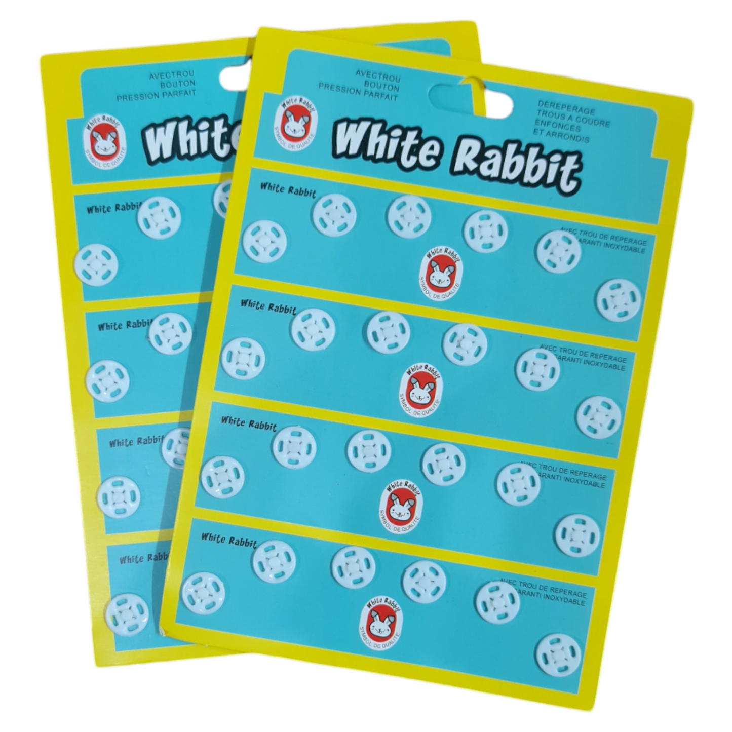 Dikmeli Plastik Çıtçıt 12mm - 24 / 48 adet Dikmeli Beyaz Çıtçıt