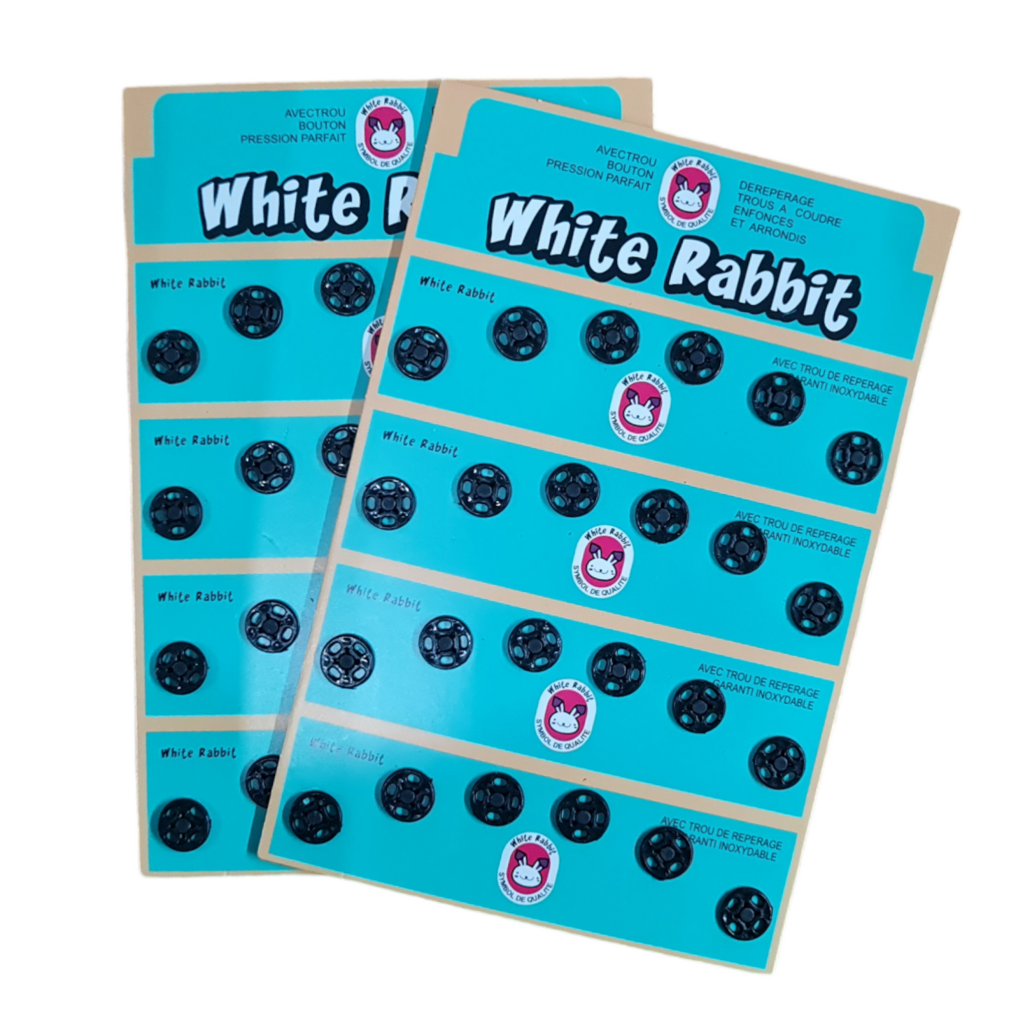 Dikmeli Plastik Çıtçıt 10mm - 24 / 48 adet Dikmeli Siyah Çıtçıt