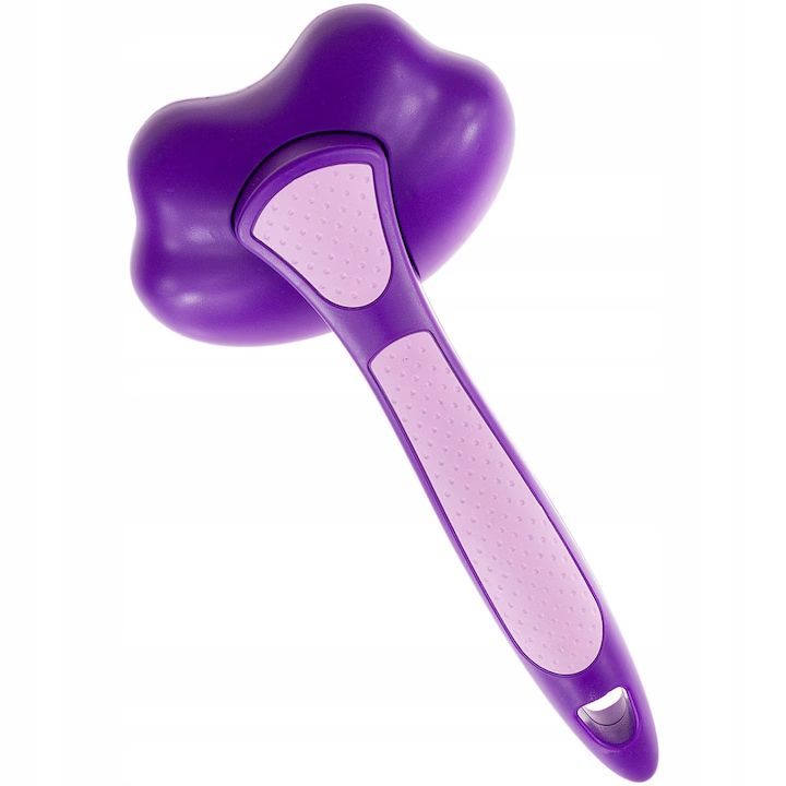 Gigi Panda Köpek ve Kedi için Tüy Dökücü Fırça - Paslanmaz Çelikli Evcil Hayvan Tüyü Temizleyici Masaj Yapan Kedi, Köpek Fırçası