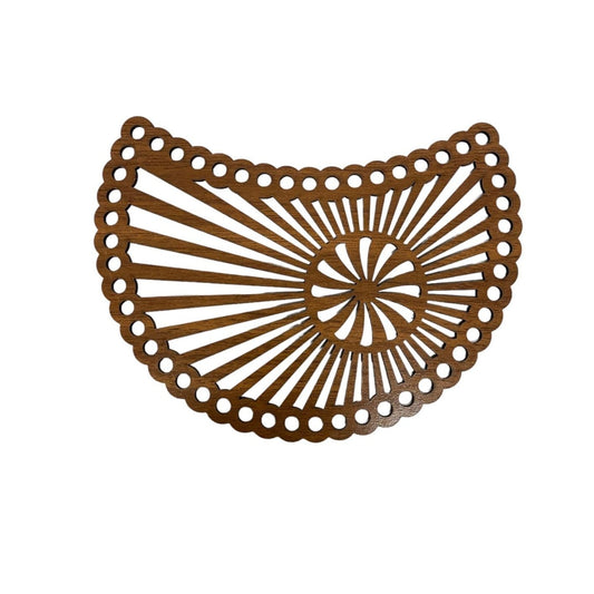 Ahşap Yarım Ay Çanta Kenarı