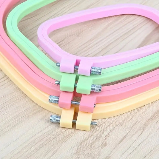 Dikdörtgen Plastik Renkli Kasnak - 5 Değişik Boy