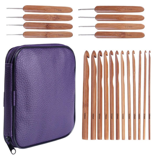 20’li Bambu Tığ Seti – 1.0 mm’den 10 mm’ye kadar tüm boylar tek pakette