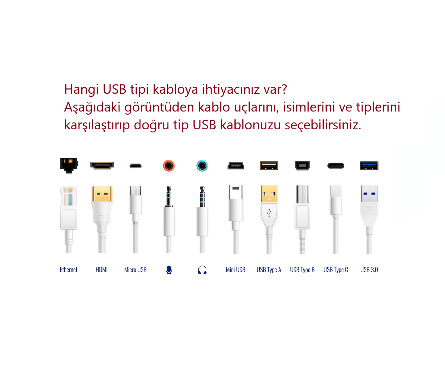 SL-227TC USB Data Kablosu, Şarj Kablosu - Tip A'dan Tip C'ye (Type A - Type C) 1mt