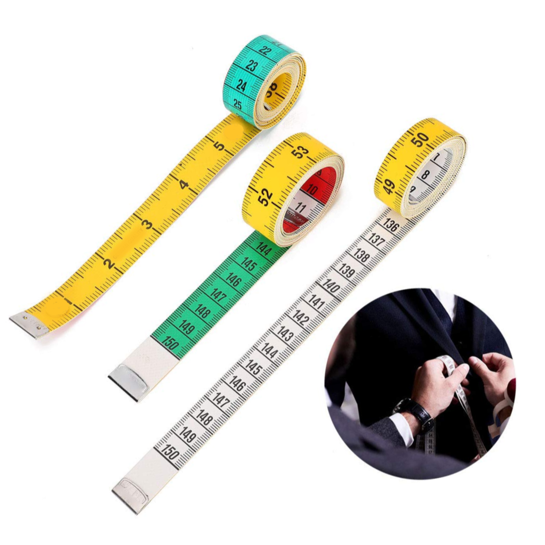 Tape Measure - 1.5m long inch tape measure