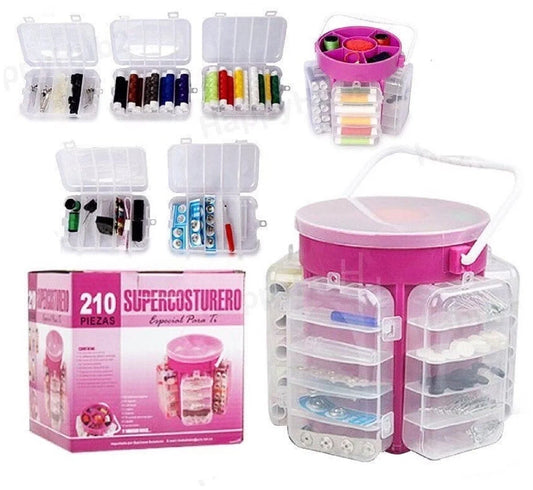 210 Parçadan oluşan Dikiş Kutusu - Dikiş Seti