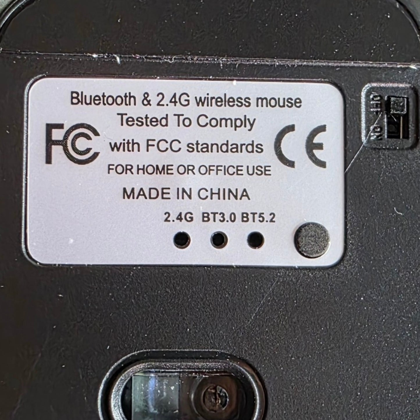 Kablosuz, Şarj Edilebilir 6 Tuşlu Bilgisayar Faresi (Q8) Bluetooth Mouse, Kablosuz Mouse.
