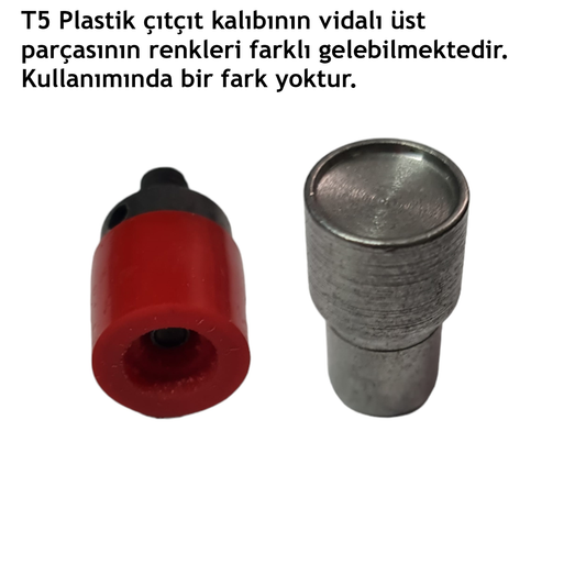 T5 Plastik Çıtçıt Kalıbı - Makine ve El Presine Uygun