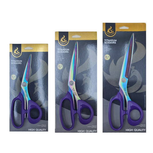 Çok Renkli Paslanmaz Çelik Terzi Makası (Dikiş, Kumaş, Terzi Makası)