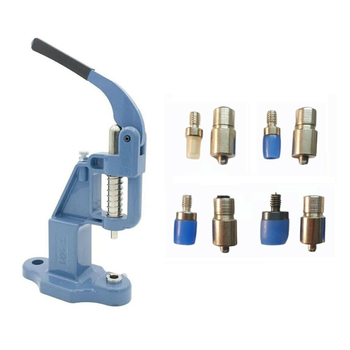 4 Different Molded Pearl Nailing Sets, Together with Tulumba Press and Pearl Nailing Apparatus