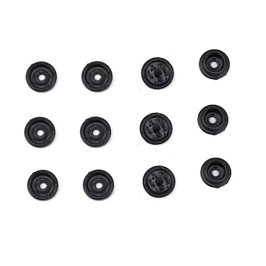 50 adet Plastik 12.5mm Çıt Çıt, (50 Set - Siyah veya Beyaz)