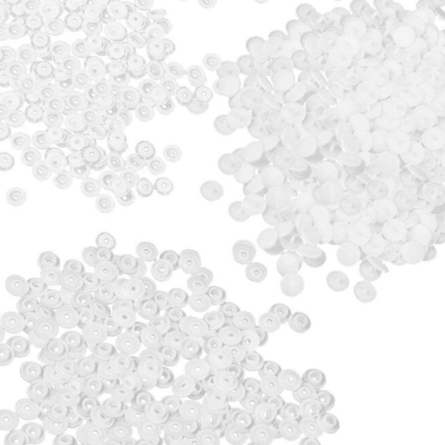 50 adet Plastik 12.5mm Çıt Çıt, (50 Set - Siyah veya Beyaz)