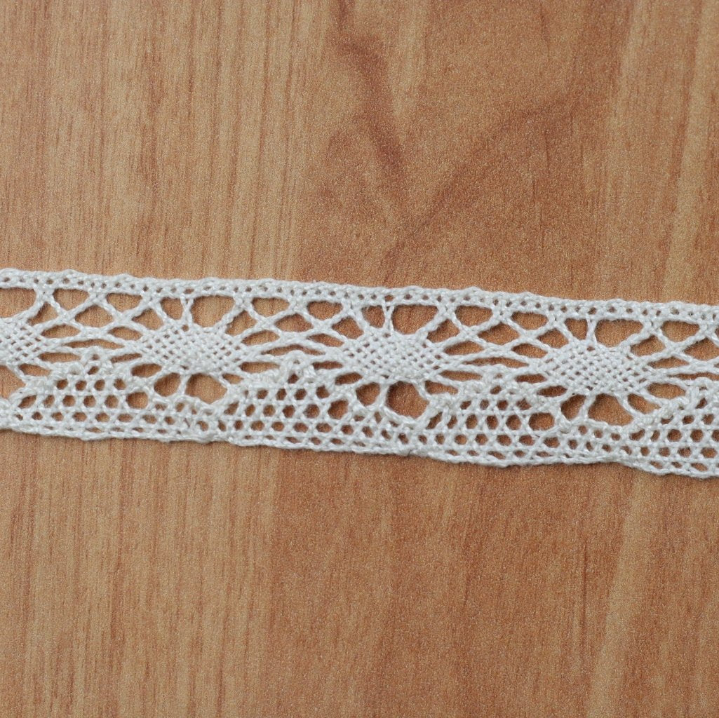 10 Metre Krem Pamuk Dantel 20mm (898)