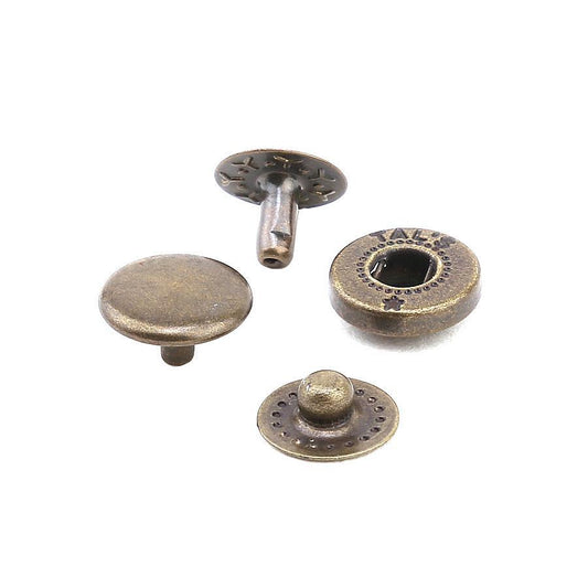 100 pcs of 10 mm Studs. Suitable for Tulumba Hand press (100 sets) 10mm snaps. Vt2 Studs