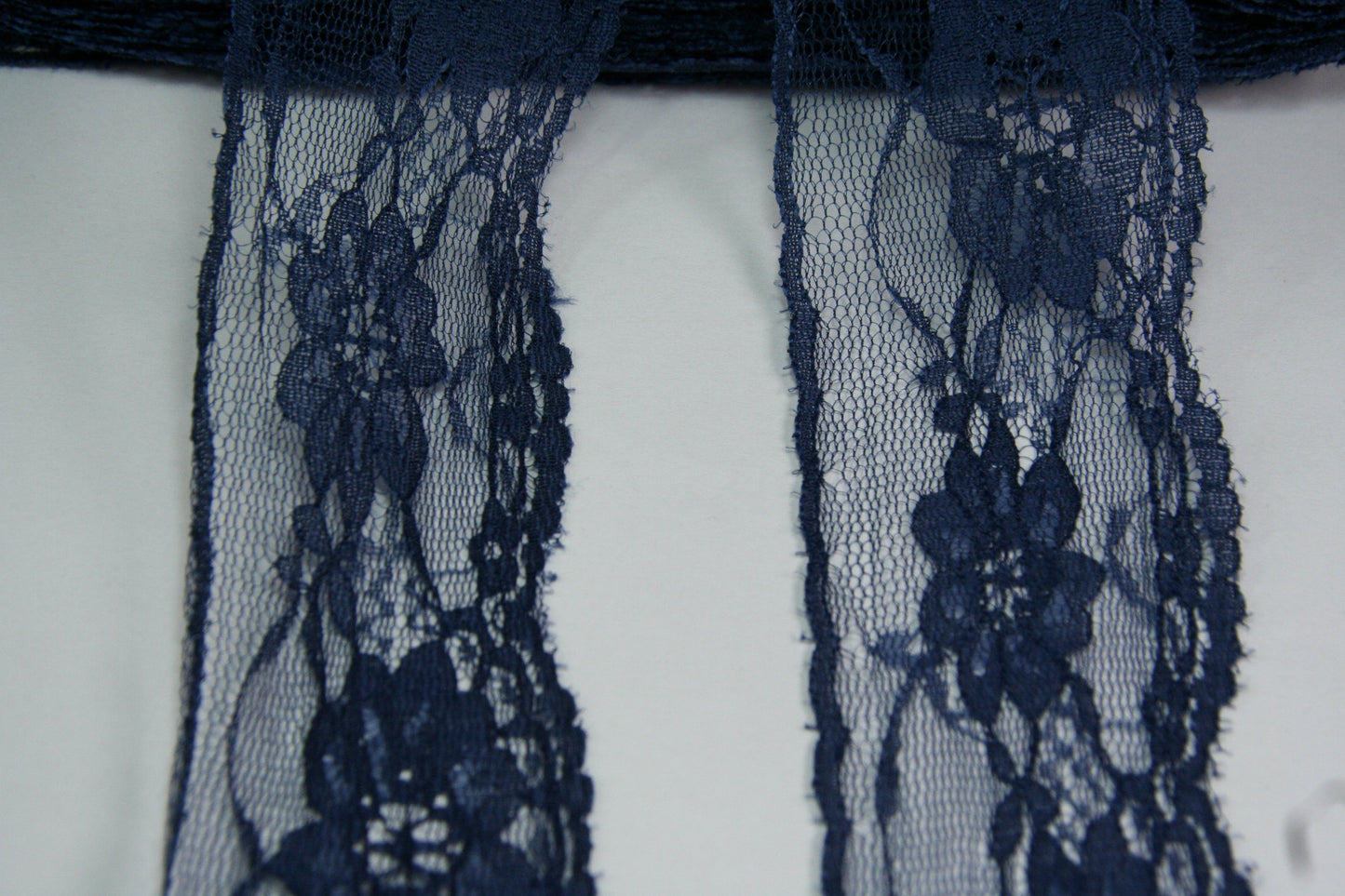 5cm eninde Lacivert Renk Naylon Dantel 5 metrelik top - (730)