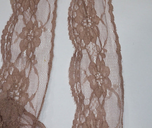 5cm eninde Taş Rengi Dantel 5 Metrelik Top - (730)