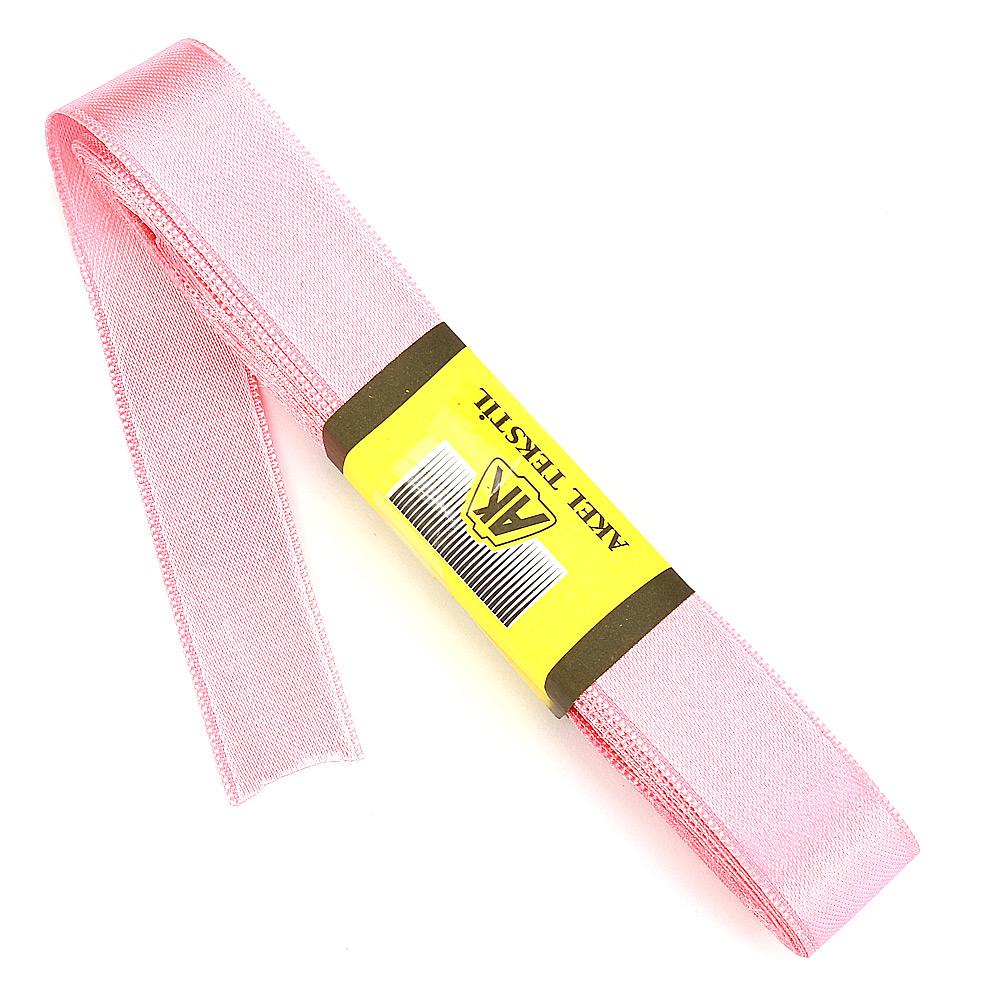 Bebe Pembe Saten Kurdele Çift Taraflı 2cm Eninde 10mt Top