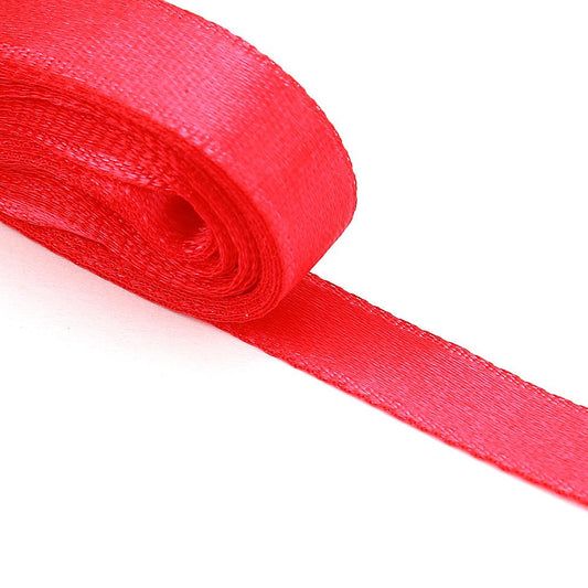 Fuşya Kurdele Çift Taraflı 1cm Eninde 10mt Top