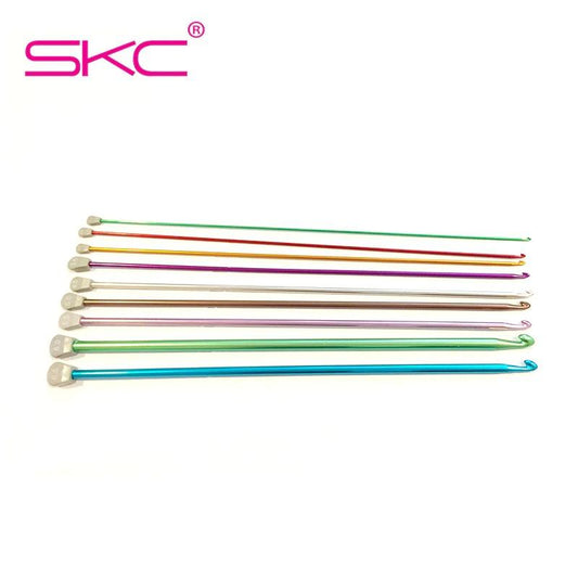 Gagalı Renkli Örgü Şişi 2 Numaradan 10 numaraya (13 çeşit seçenekli). Tunus işi, Afgan işi gagalı örgü şişi