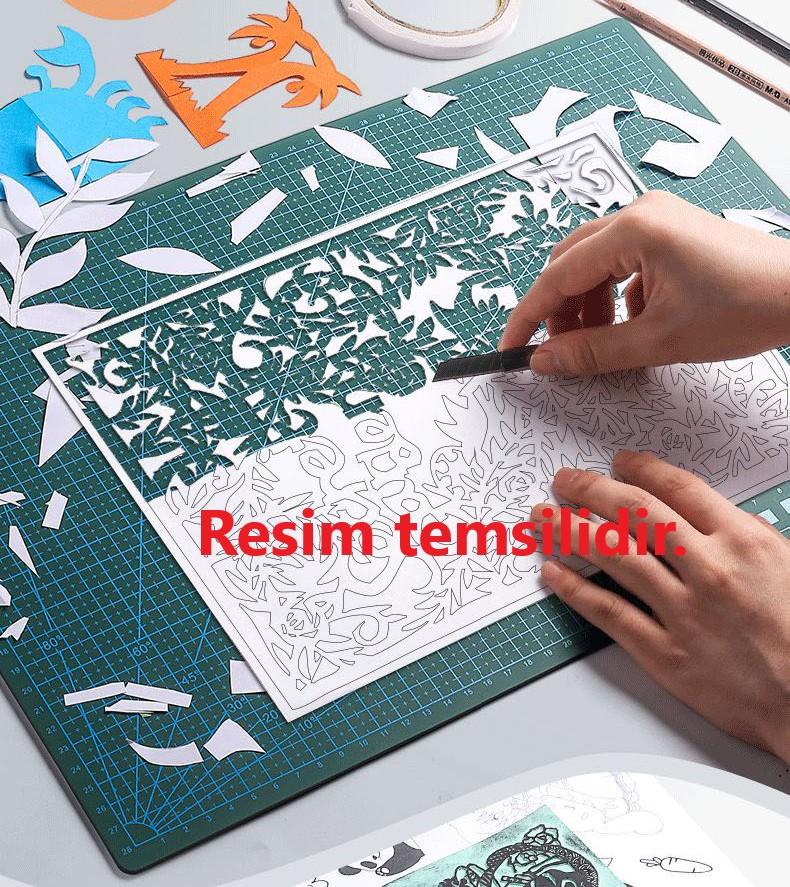 A5 Boy Kesim Matı - Kesme Matı - Kesim Tablası (A5) (22cm'e 15cm eninde)