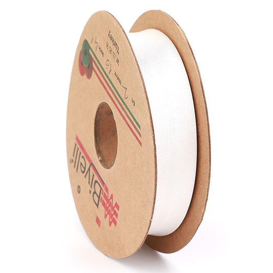 Kırık Beyaz Saten Biye 2cm eninde 25mt top (41)