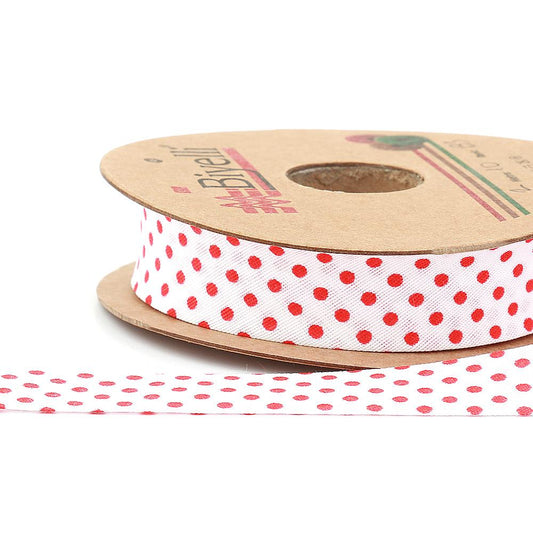 Red Pointed Cotton (Coton) Piping 2cm wide 25mt (B3)