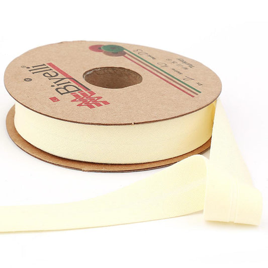 Koyu Krem Pamuk (Koton) Biye 2cm eninde 25mt (D3)