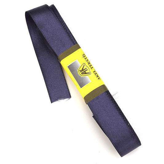 Lacivert Saten Kurdele Çift Taraflı 2cm Eninde 10mt Top