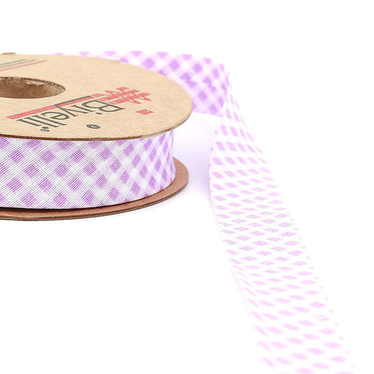 Lila Ekose Pamuk (Koton) Biye 2cm eninde 25mt (E7)