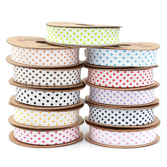 Pink Pointed Cotton (Coton) Bias 2cm width 25mt (B2)