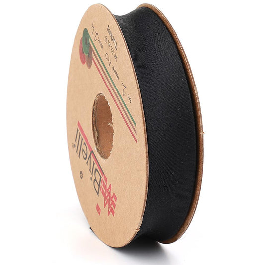 Siyah Saten Biye 2cm eninde 25mt top (24)