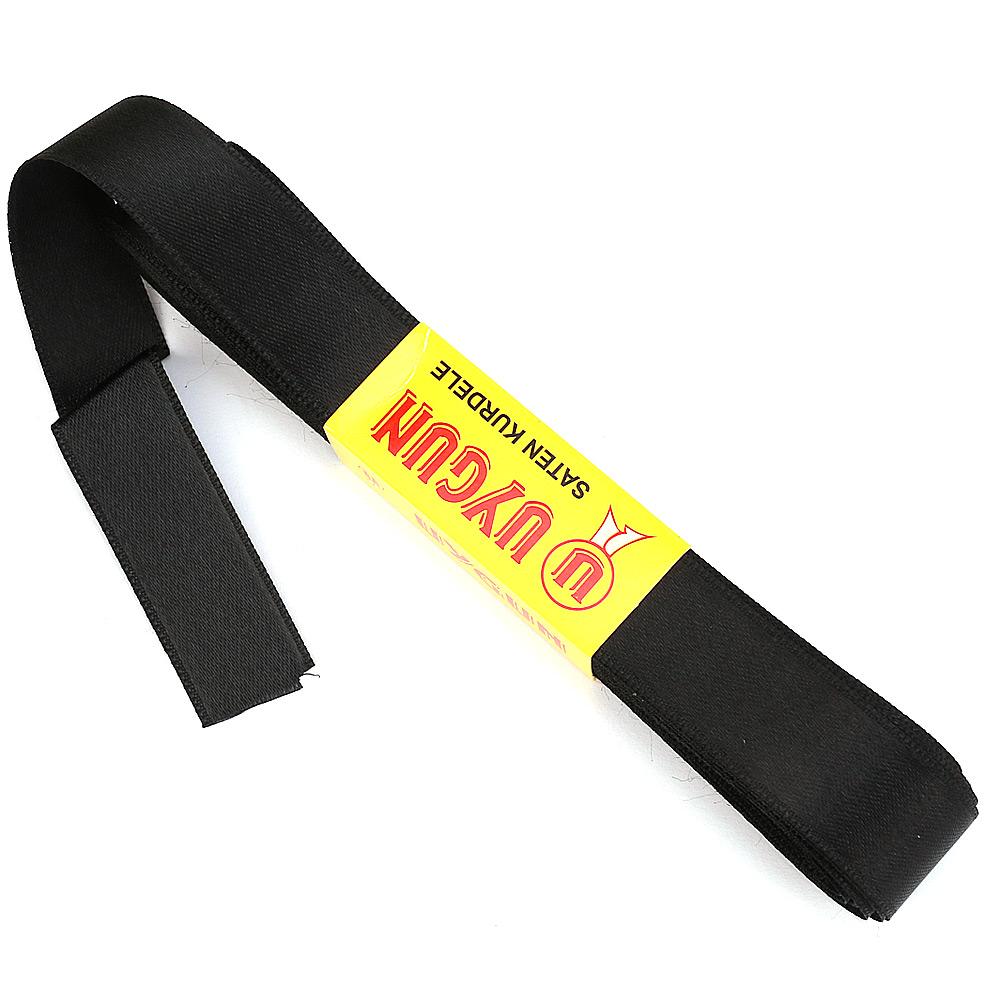 Siyah Saten Kurdele Çift Taraflı 2cm Eninde 10mt Top